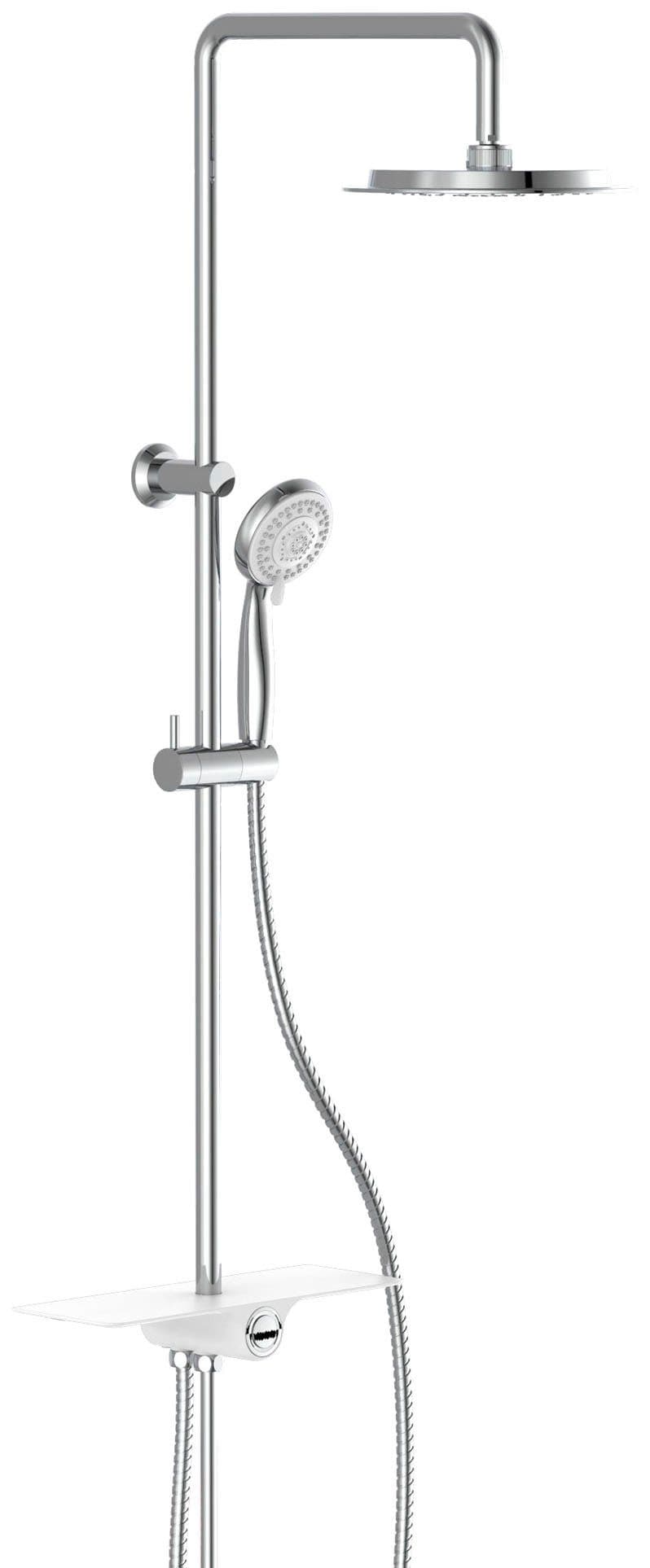 Schütte Aquastar Brausegarnitur Weiß Chrom 113cm - Bild 2