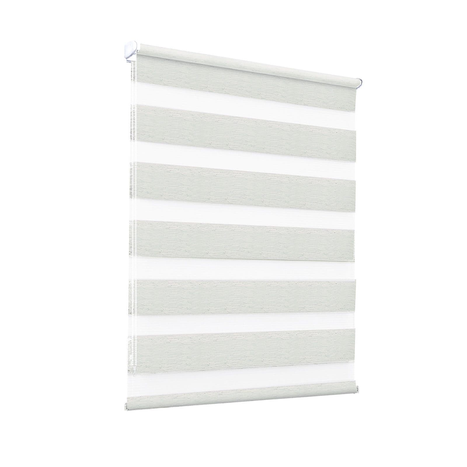 Doppelrollo ohne Bohren 130cm/150cm/230cm OUBO Beige - Bild 2