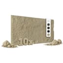 Hexim Wandpaneel Steinoptik Beige PU 3D Paneele Bild 2