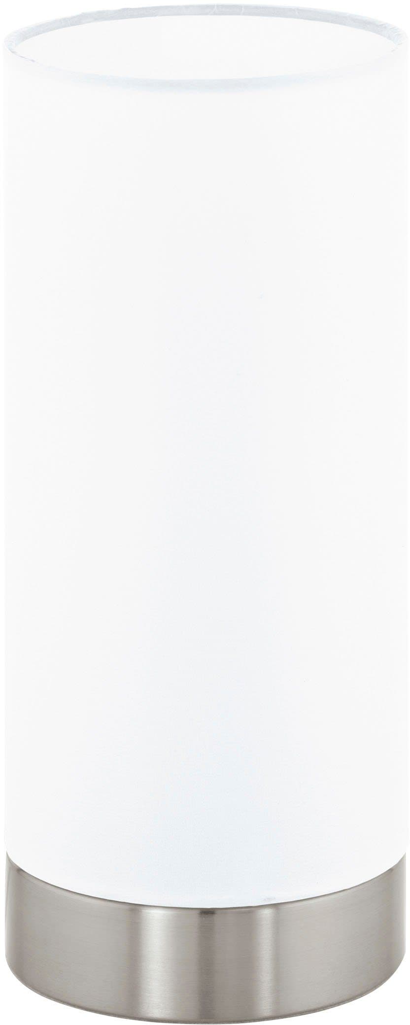 EGLO Tischleuchte DAMASCO 1 Weiß/Nickel E27 Schalter am Kabel - Bild 2