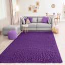 Vimoda Hochflor-Teppich Prime Shaggy Lila Modern Bild 2