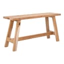 House Nordic Sitzbank Barcelona Natur Teak Holz Bild 2
