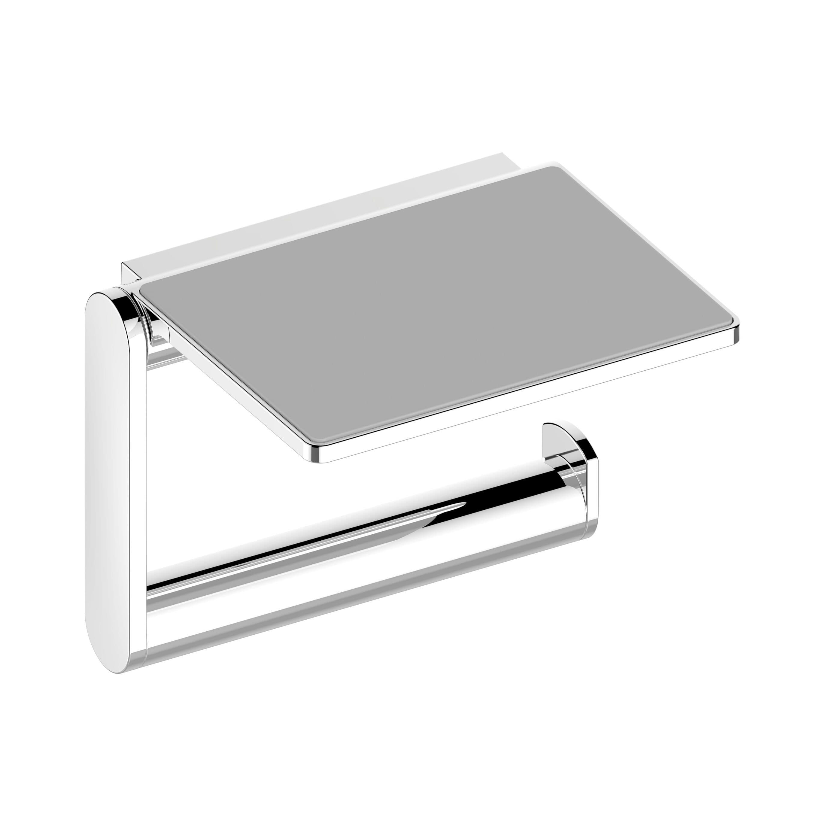 Keuco Toilettenpapierhalter Plan Chrom mit Ablage - Bild 2