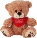 Heunec® Kuscheltier Bär sitzend mit rotem Halstuch bestickbar Bild 2