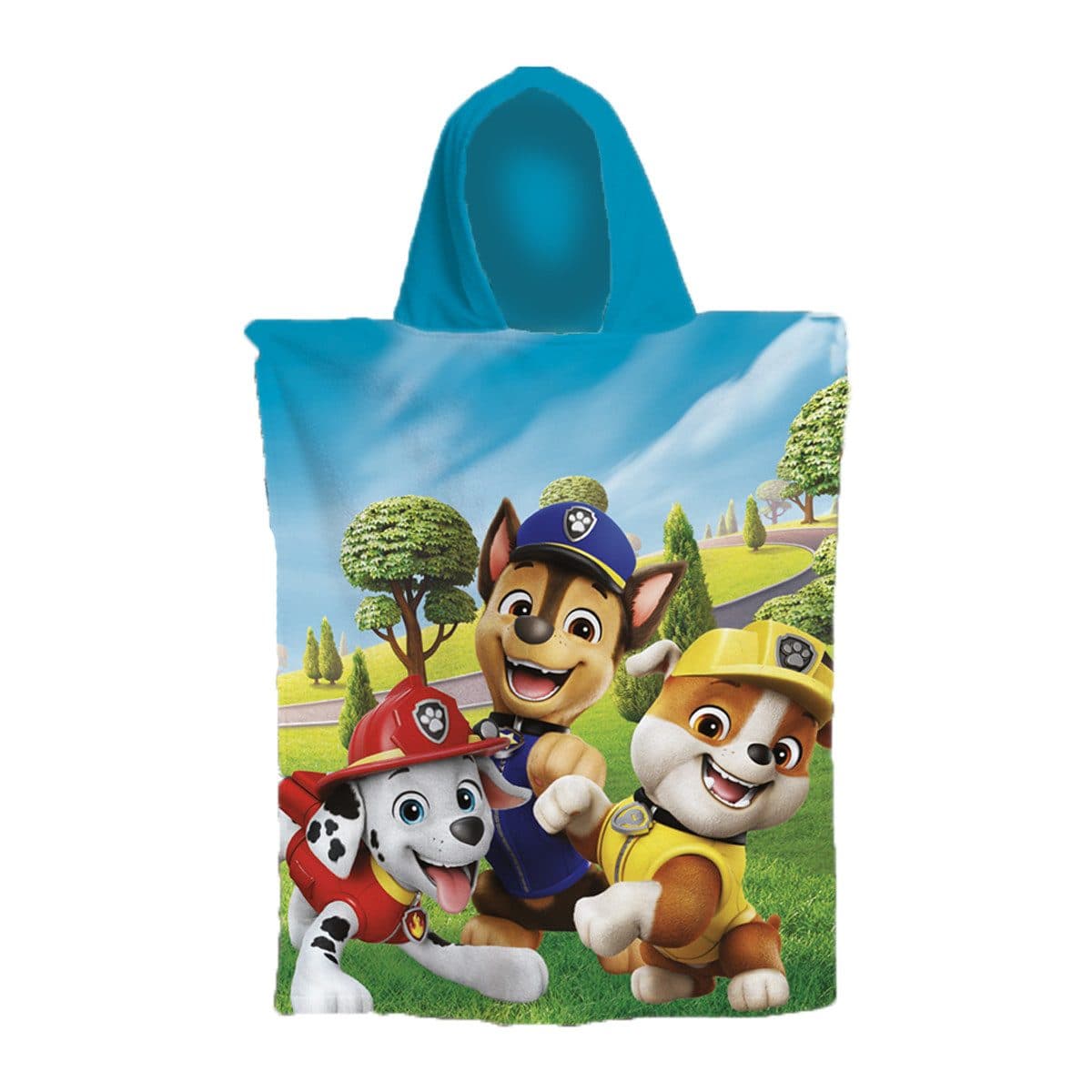 PAW PATROL Badeponcho Kinder Baumwolle mit Kapuze