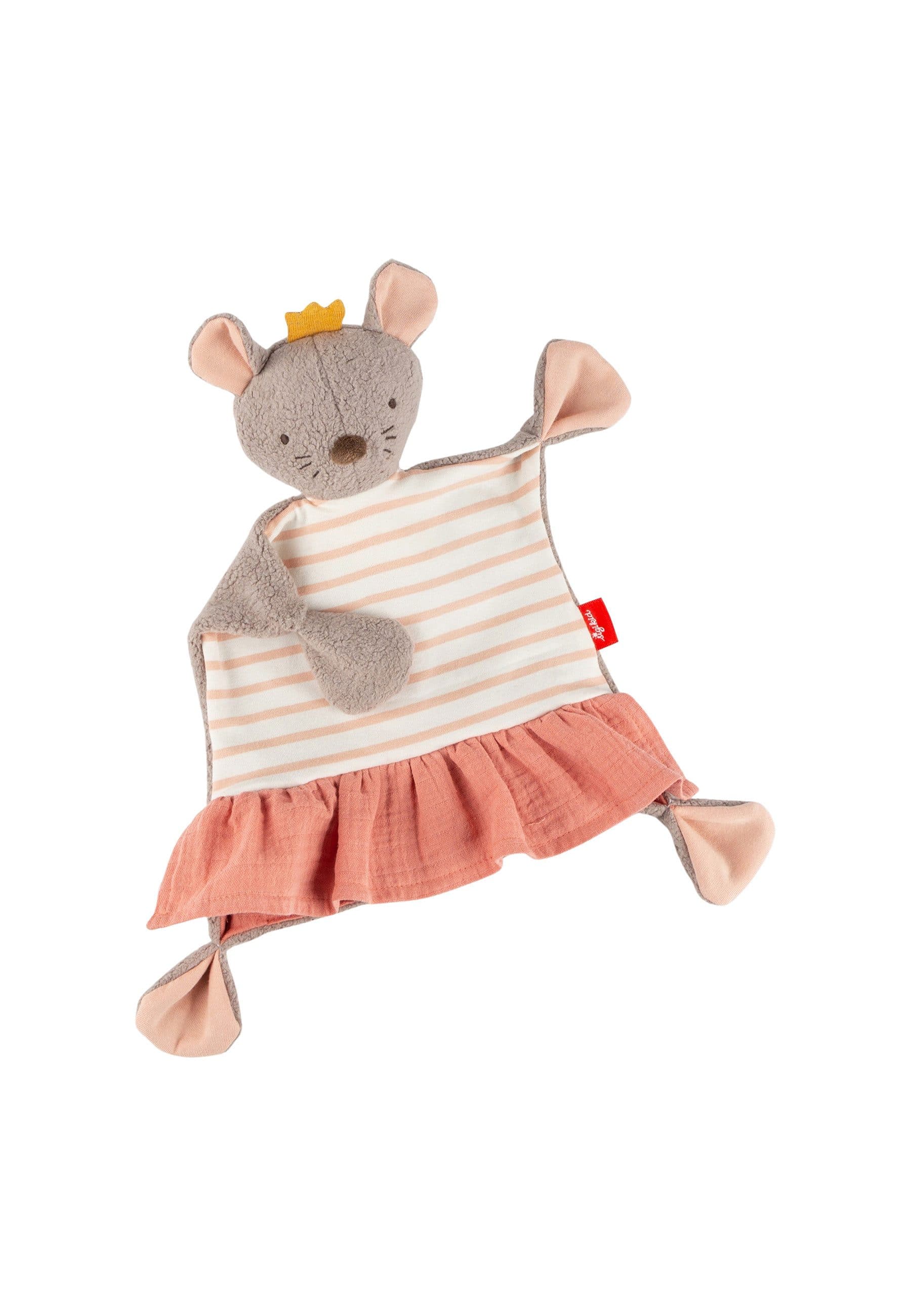 Sigikid Schnuffeltuch Maus Grau/Rosa 100% Baumwolle - Bild 2