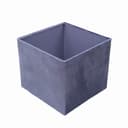 Dirk Davids Leuchten Lampenschirm Vierkant Blau Velur Bild 2
