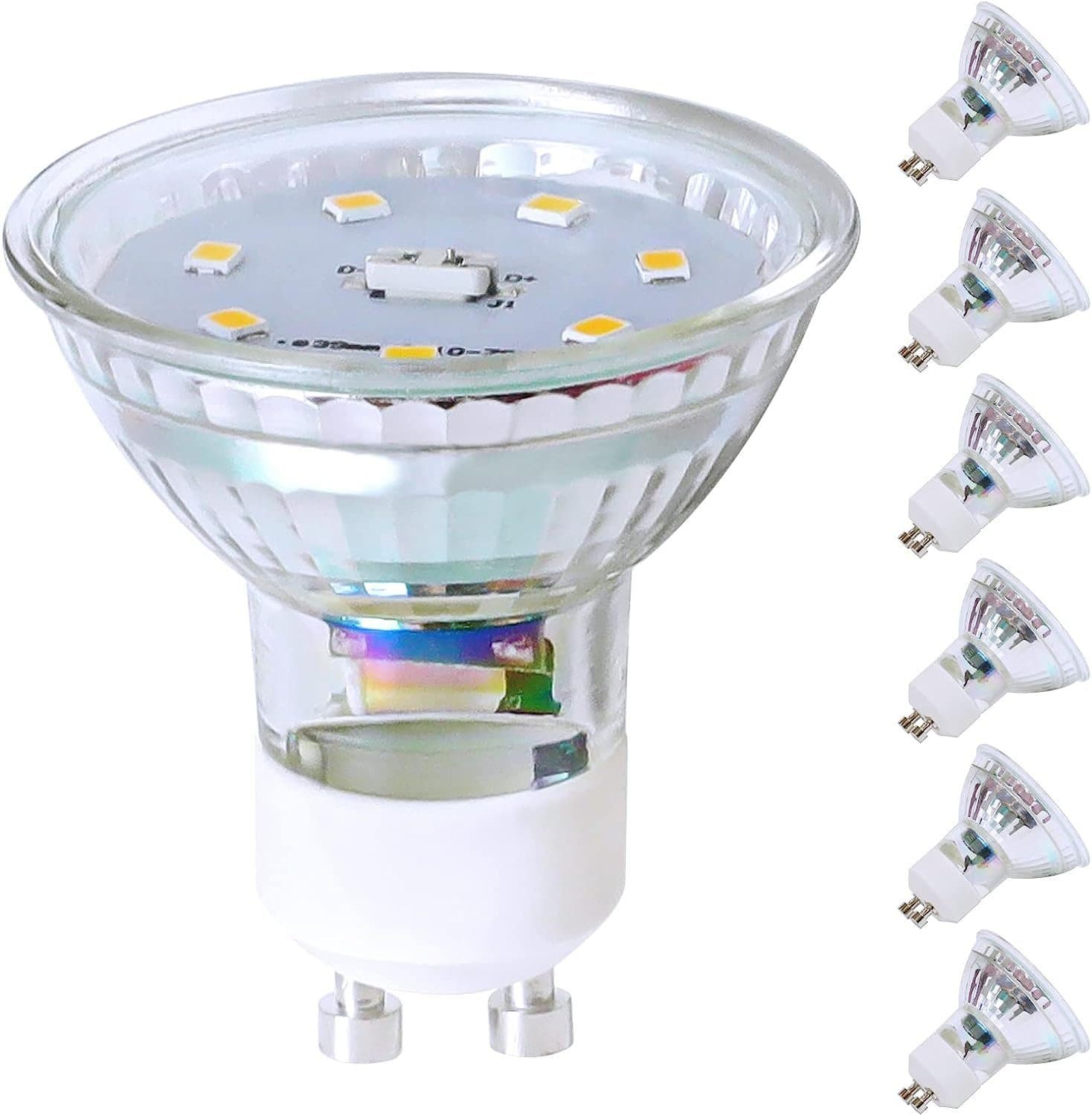 ZMH LED-Leuchtmittel 5W Energiesparlampe GU10 6 St. Warmweiß/Neutralweiß - Bild 2