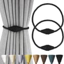 Agger Magnetische Vorhang Raffhalter 2 Stück Schwarz Modern Bild 2