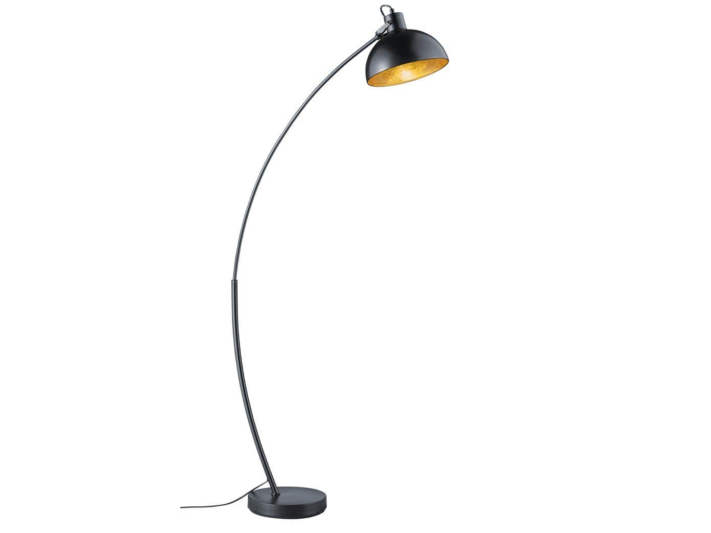 Reality Leuchten LED Bogenlampe, LED wechselbar, Warmweiß, Designklassiker Bogen-Stehlampe - Bild 2