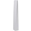 VIVANNO Bodenwindlicht Fiberglas HYDRON Säule - Weiß Matt Bild 2