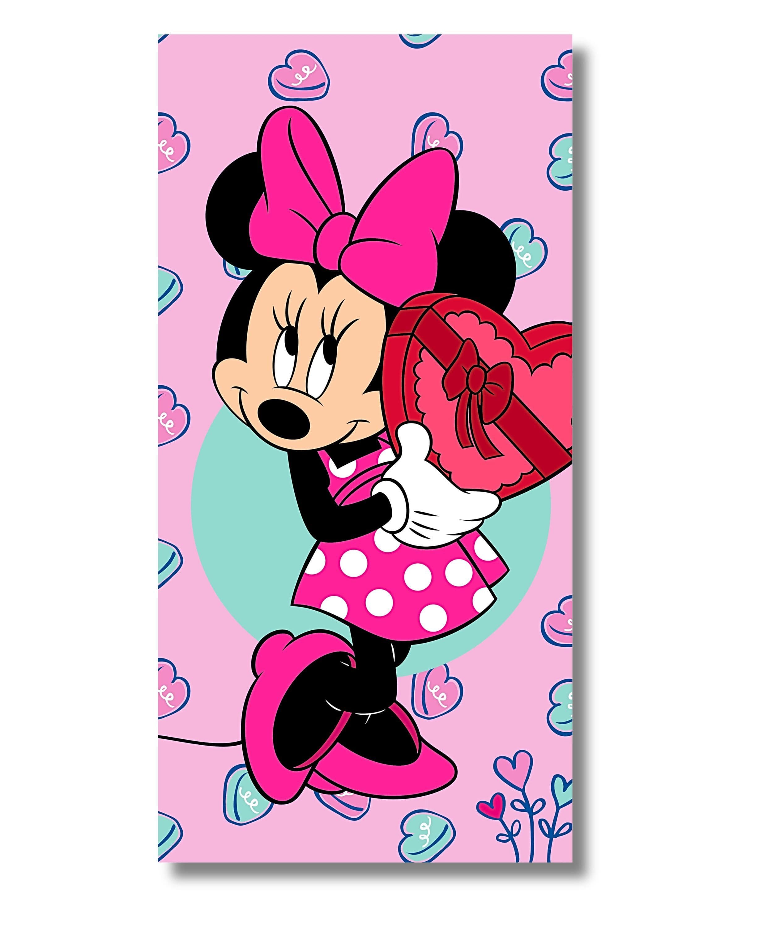 Disney Minnie Mouse Badetuch Baumwolle 70 x 140 cm