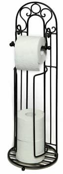 Toilettenpapierhalter AMBIENTE HAUS Antik Schwarz Eisen Bild 2