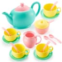 JOYIN Spielgeschirr Teeservice Kinder Set Grün Bild 2