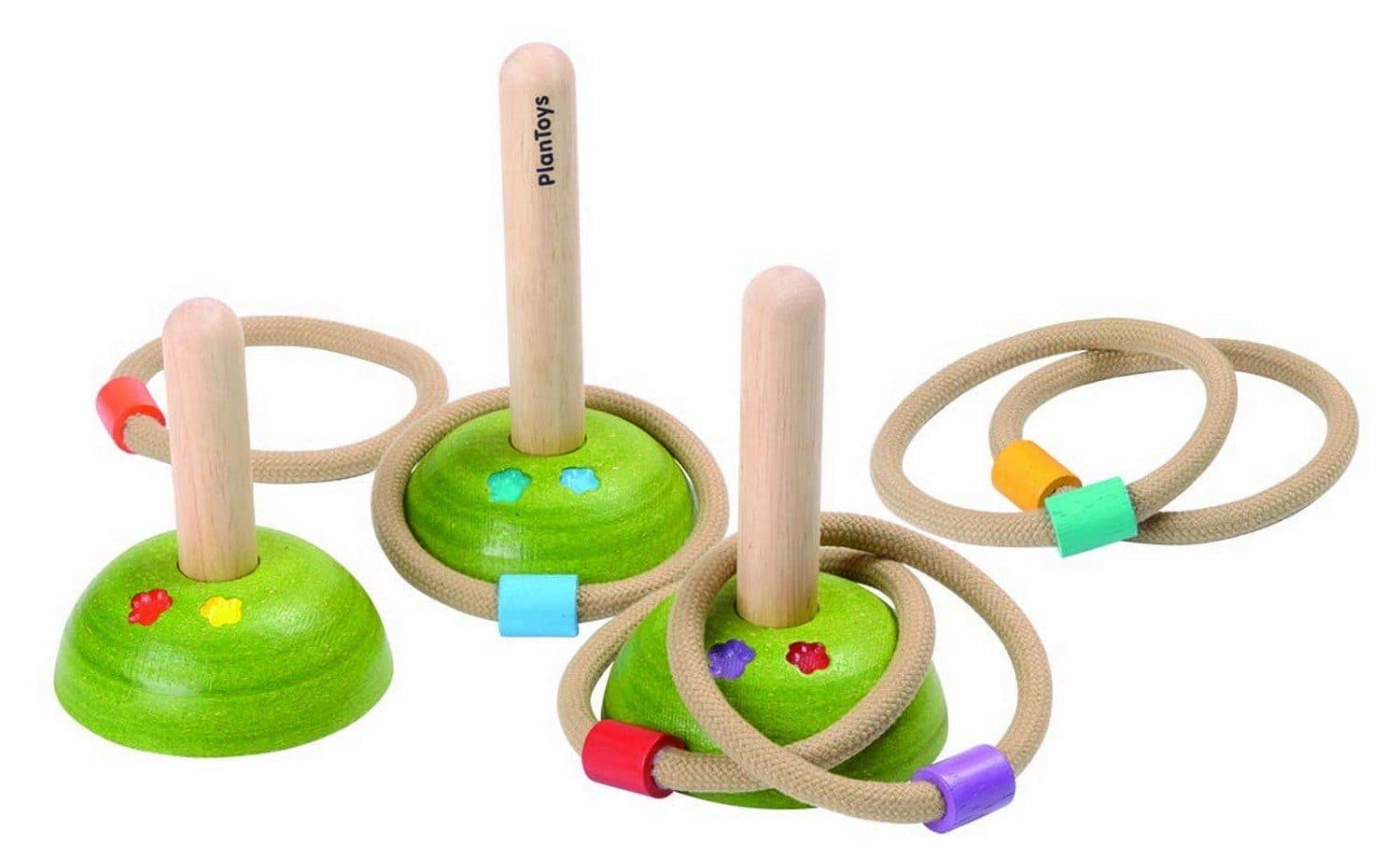 PlanToys Spiel Ringwurf - Pädagogisches Holzspielzeug - Bild 2