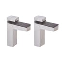 HOOZ Wandregalhalter 2er Set Chrom Silber L-Form Bild 2