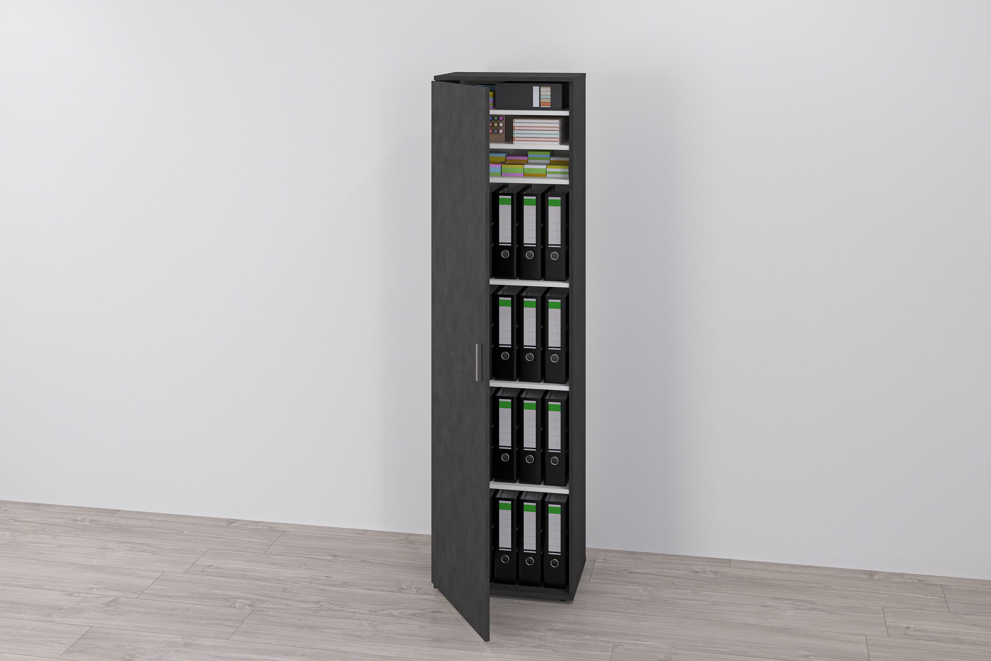 FMD Mehrzweckschrank Inca 1 Anthrazit Modern - Bild 2