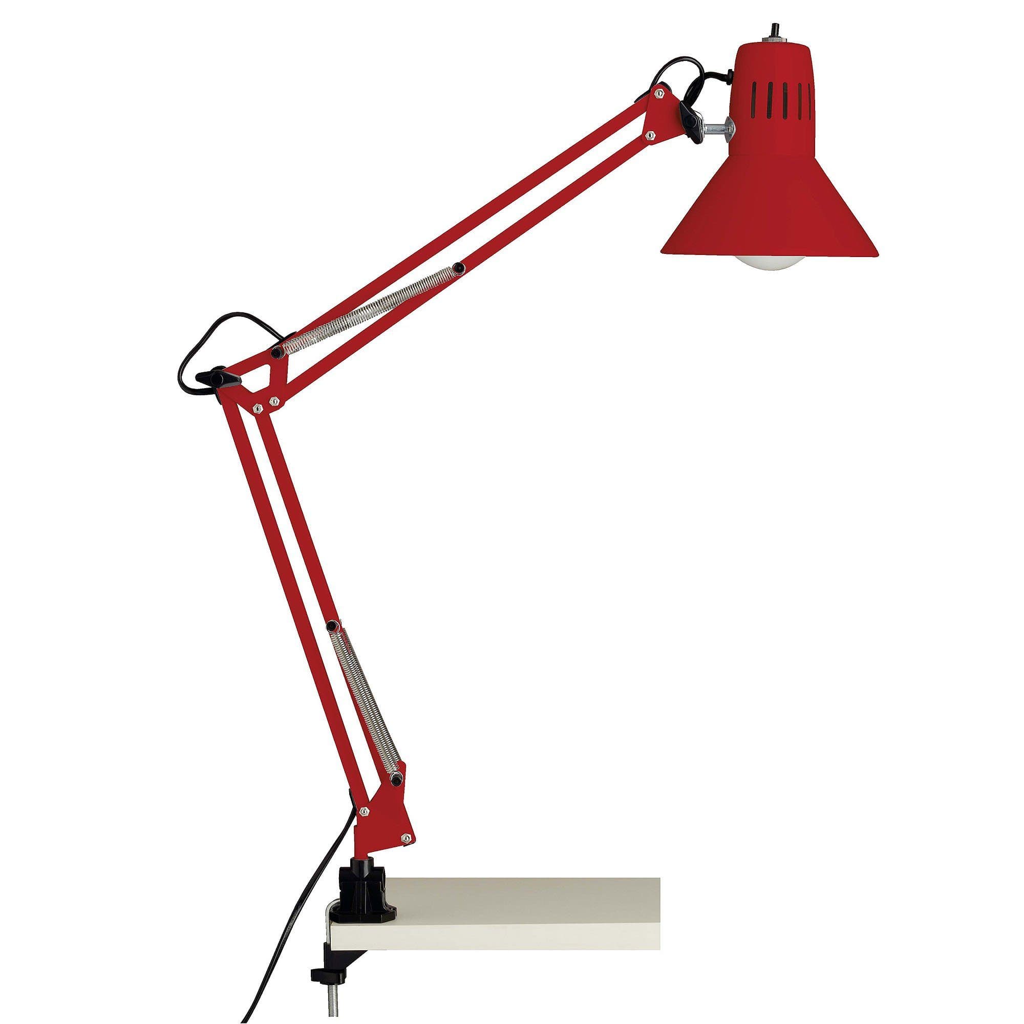 Brilliant Tischleuchte HOBBY Rot Retro Schwenkbar E27
