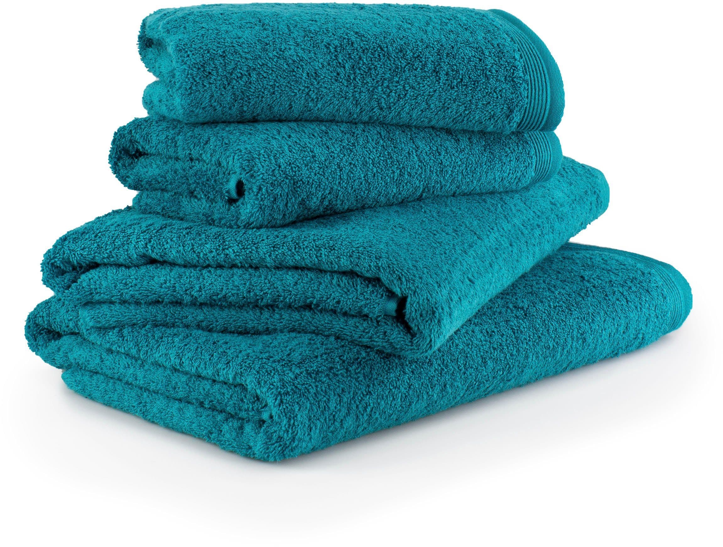 Möve Handtuch Set Superwuschel 4-tlg. Premium Baumwolle Blau - Bild 2
