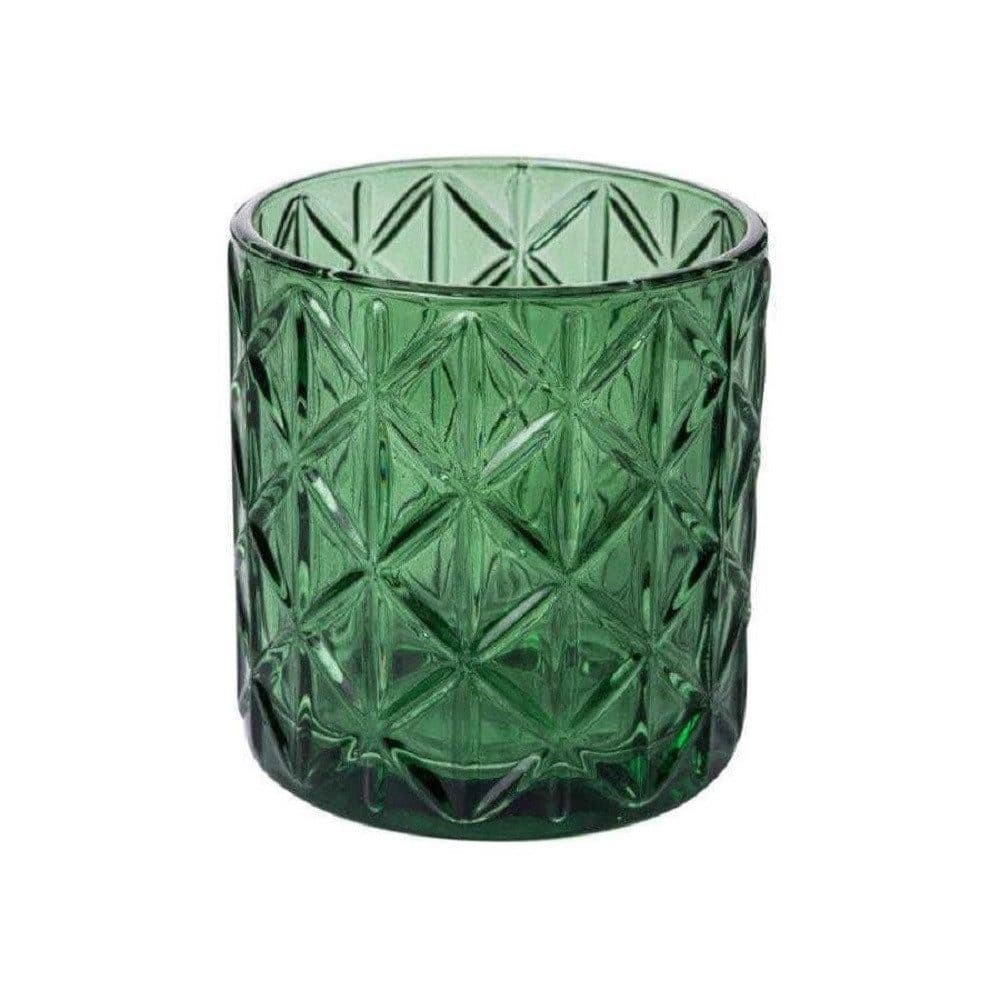 Eleganter Teelichthalter aus Glas