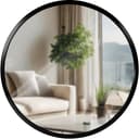 CLP Wandspiegel Elsie Rund Metallrahmen Modern Schwarz Bild 2