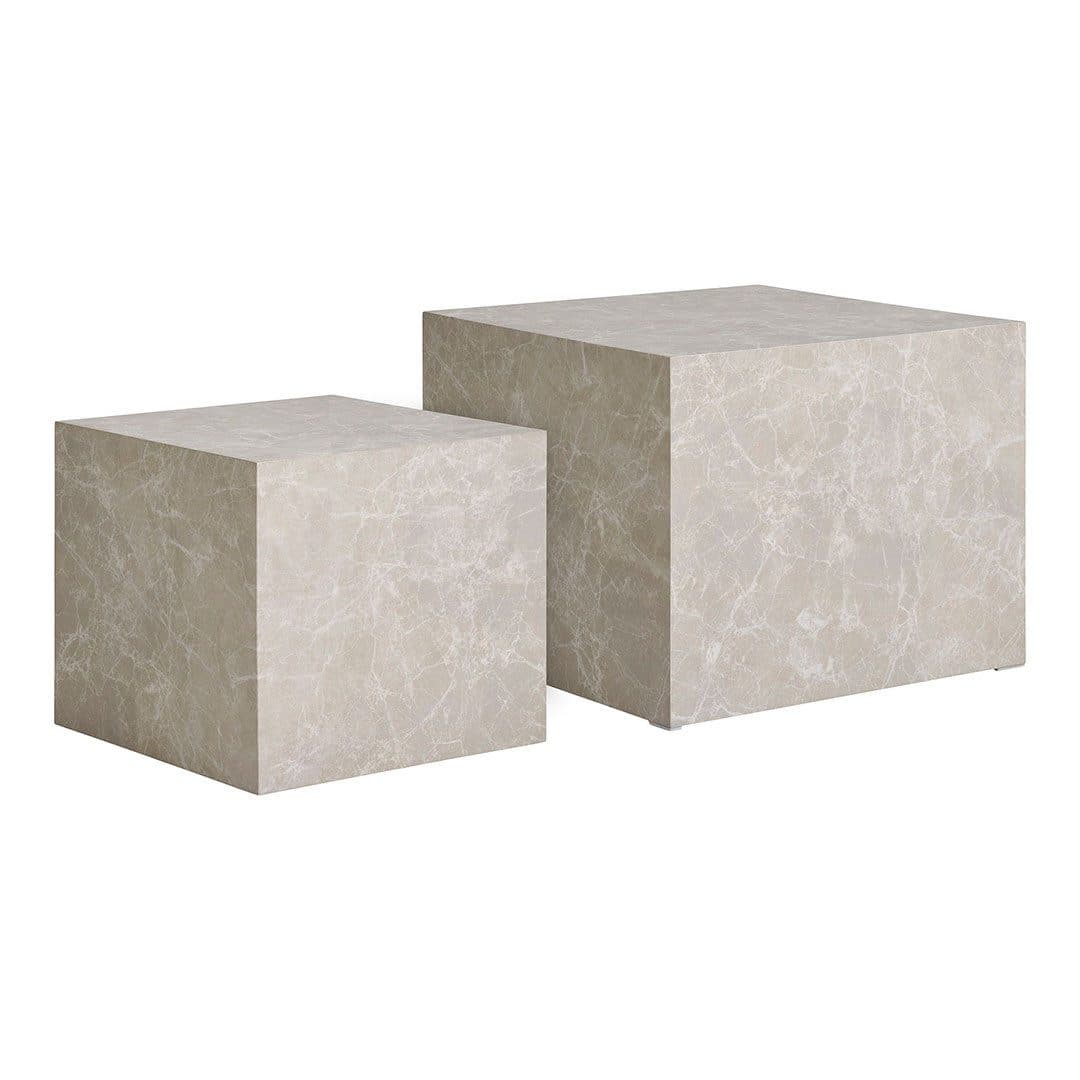 ebuy24 Couchtisch Prague Couchtisch Set 2 Marmor Dekor - Bild 2