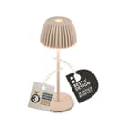 BRILONER LED Tischleuchte RIFFLE Beige Akku Touchdimmer IP44 Bild 2