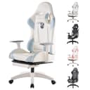 IKIDO Gaming-Stuhl Ergonomisch 200 kg Mikrofaserleder Bild 2