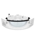 AcquaVapore Whirlpool Badewanne 152x152cm mit Heizung Bild 2