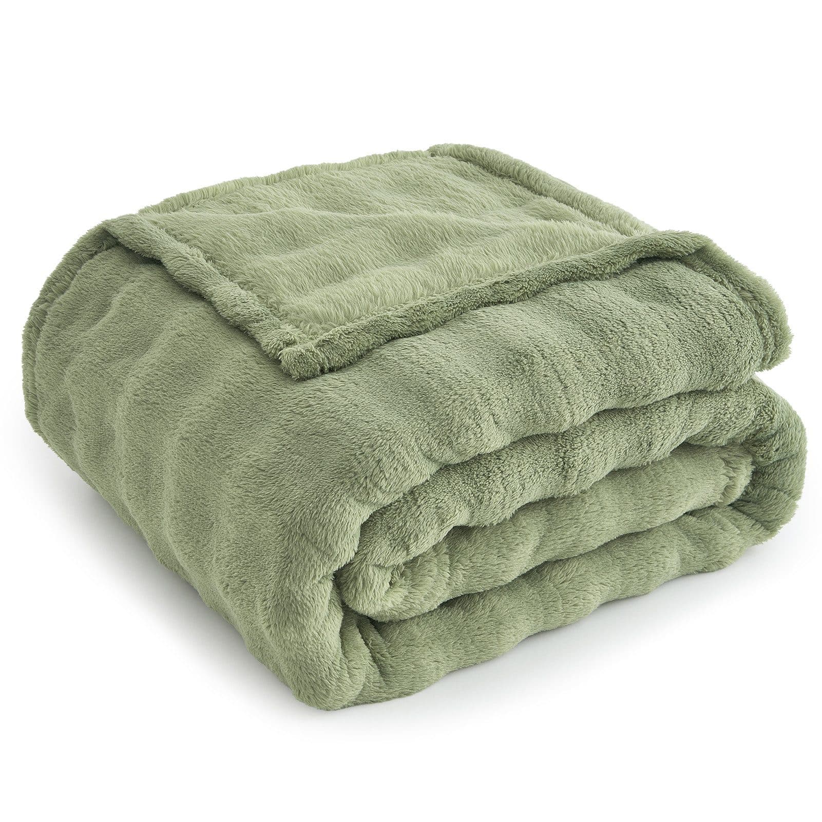 Topfinel Kuscheldecke 150x200 Weiß Flanell - Bild 2