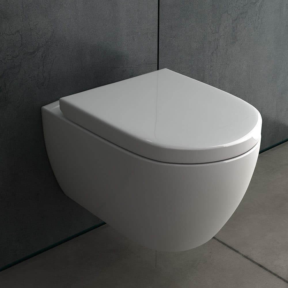 Alpenberger Hänge-WC Komplettset Weiß mit Softclose-Sitz - Bild 2