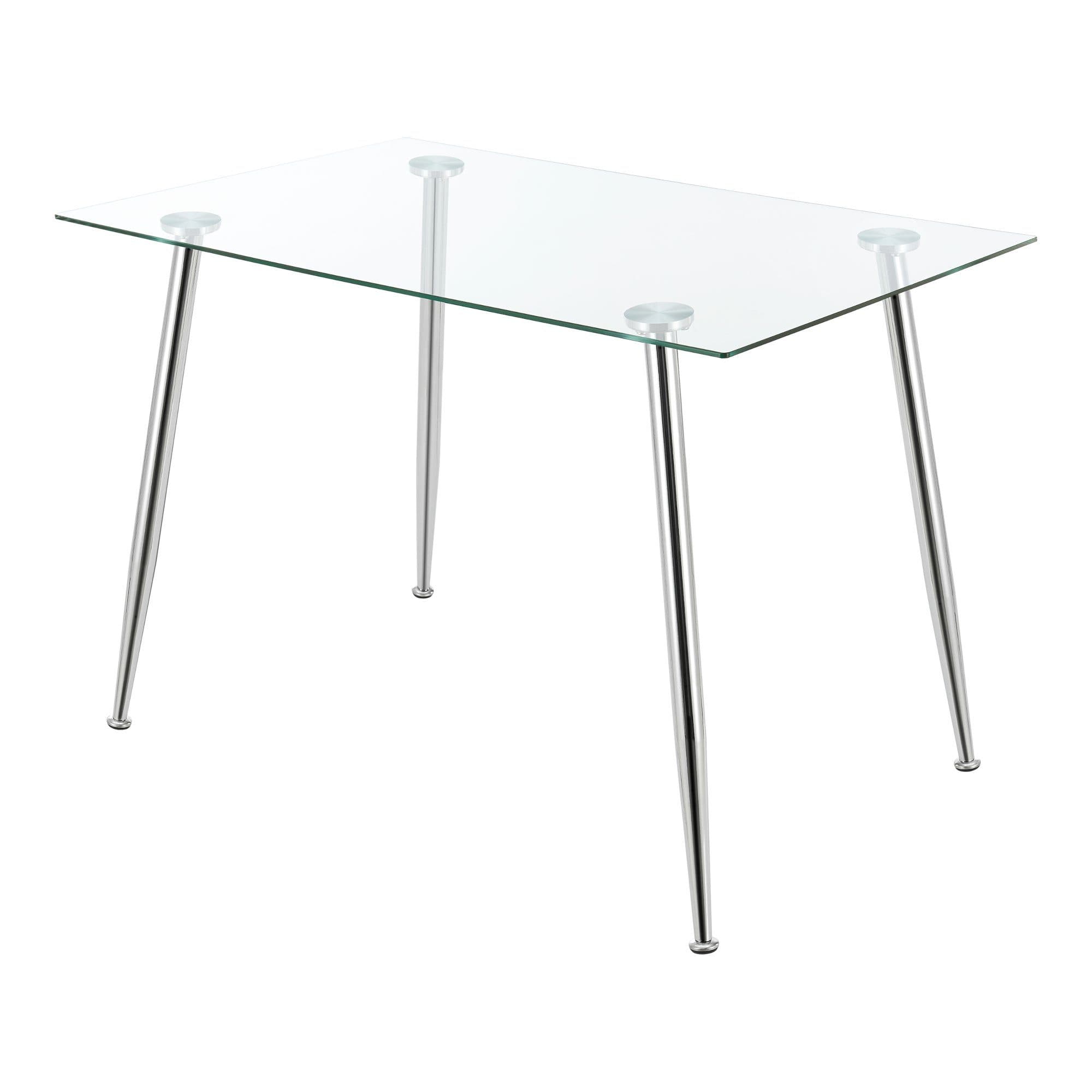 en.casa Esstisch Hyrynsalmi Glastisch Chrom - Bild 2