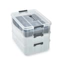 Betty Bossi Aufbewahrungsbox für Medikamente Organizer Grau/Transparent Bild 2