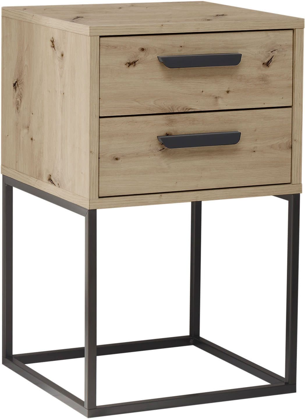 SCHLAFKONTOR Nachtkommode SUNA Artisan Eiche Schwarz - Bild 2