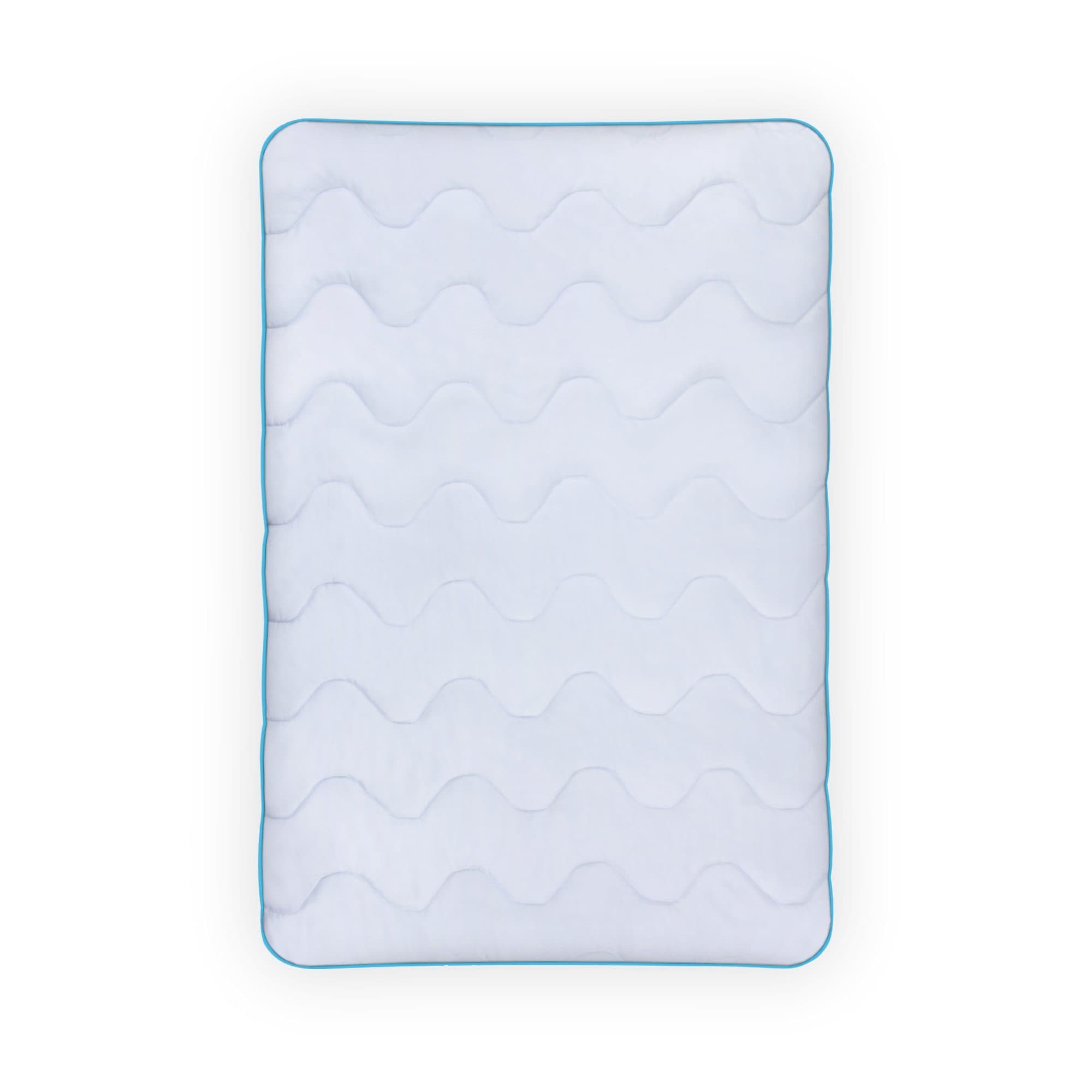 Bestlivings 4-Jahreszeitenbett 2in1 Decke mit Druckknöpfen Weiß Polyester - Bild 2