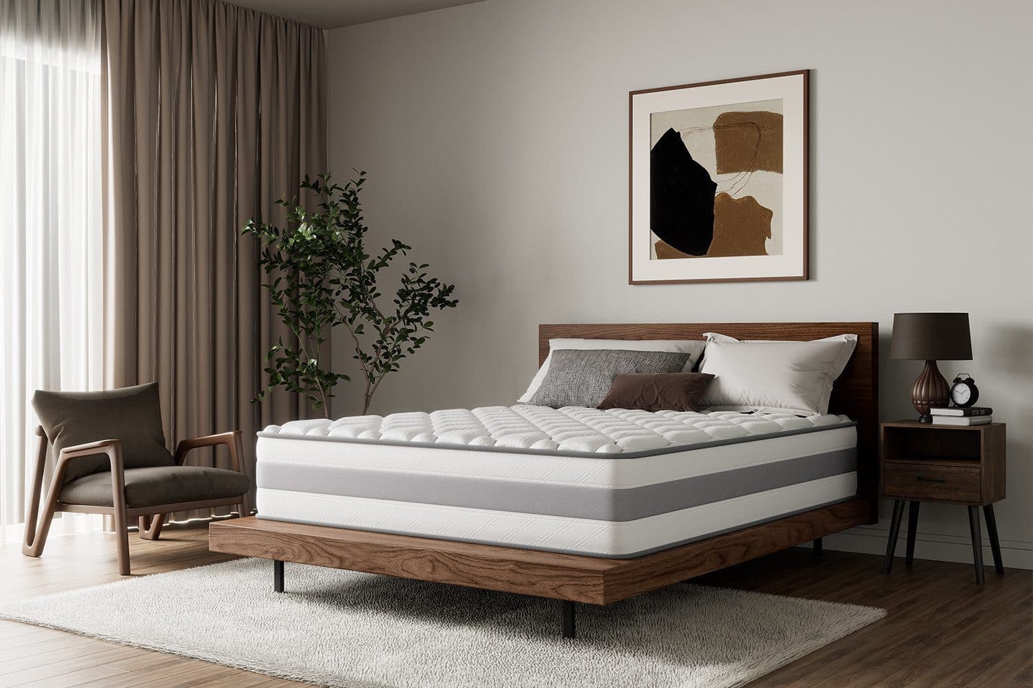 HOMAVO Taschenfederkernmatratze HOM Plus 7 Zonen 25 cm Hoch