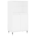 vidaXL Highboard Weiß Holzwerkstoff mit 6 Fächern Bild 2