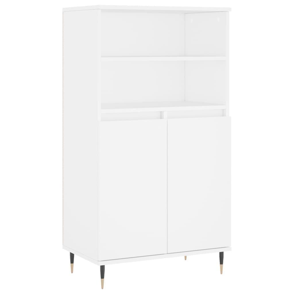 vidaXL Highboard Weiß Holzwerkstoff mit 6 Fächern - Bild 2