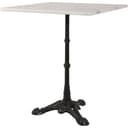 Lesli Living Bistrotisch Marmor Schwarz Bild 2
