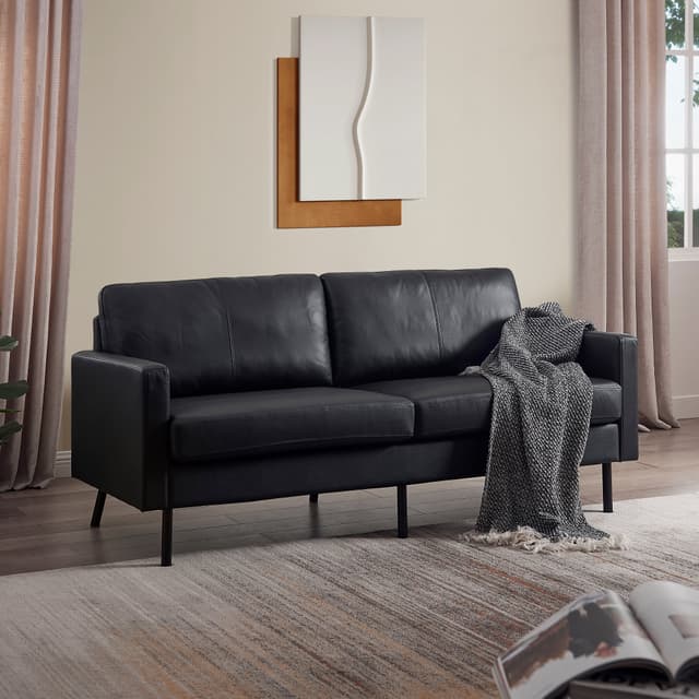Leder-Couch - Modernes Sofa in 2er & 3er Ausführung