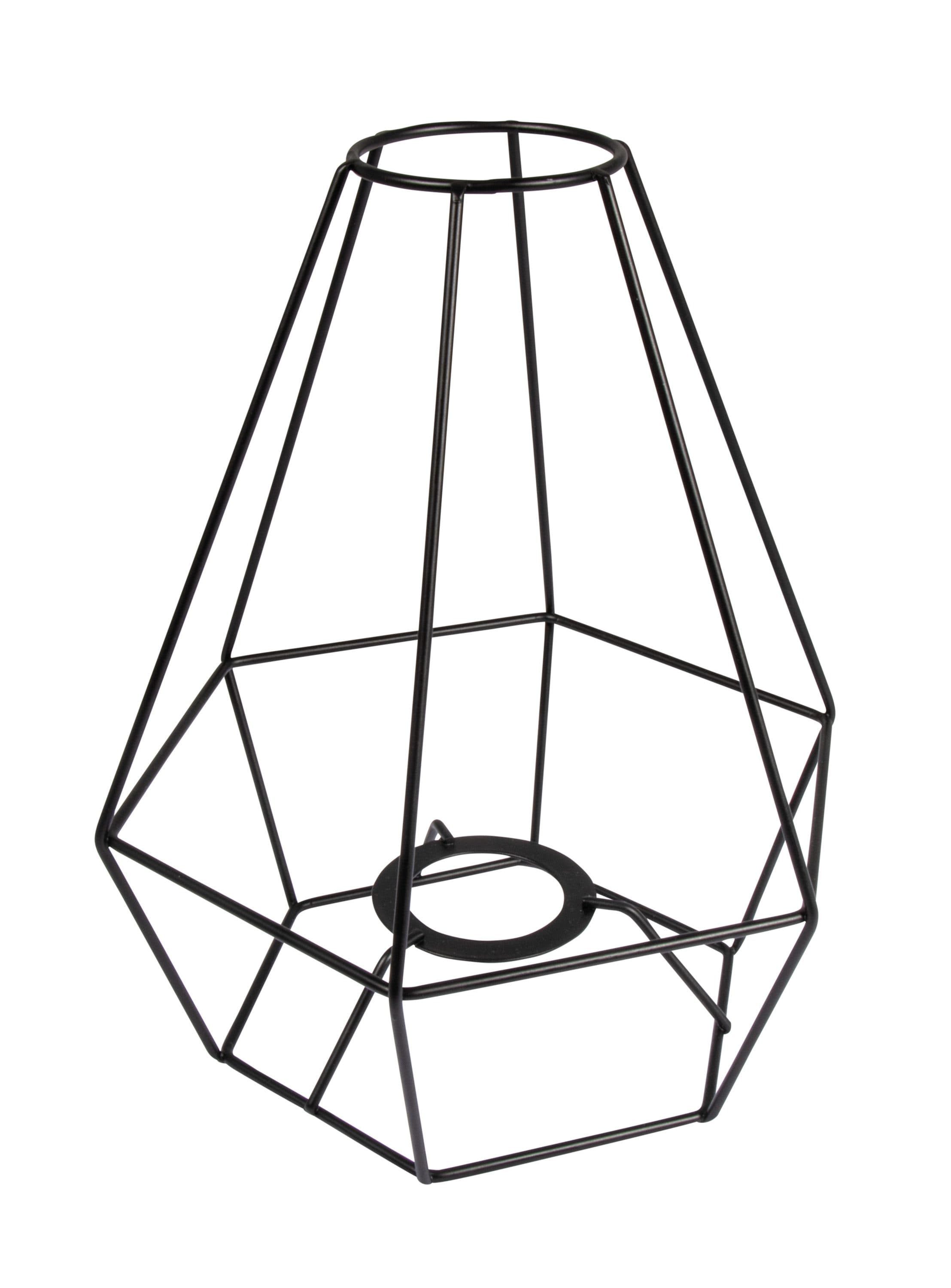 Rayher Lampenschirmrahmen Ø20cm Schwarz Metall