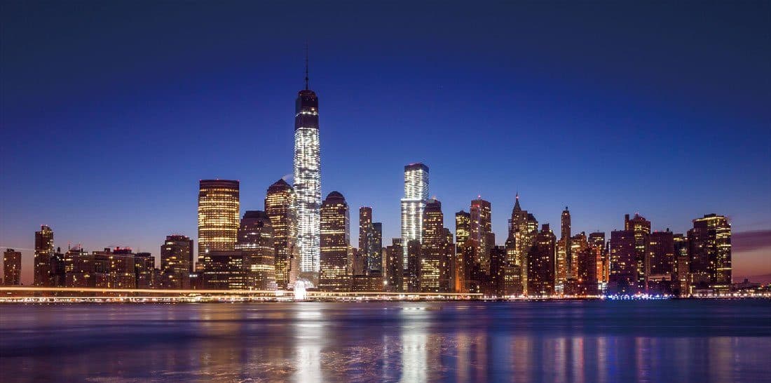 MCW LED-Bild One World Trade Center 100x50cm mit Timer - Bild 2