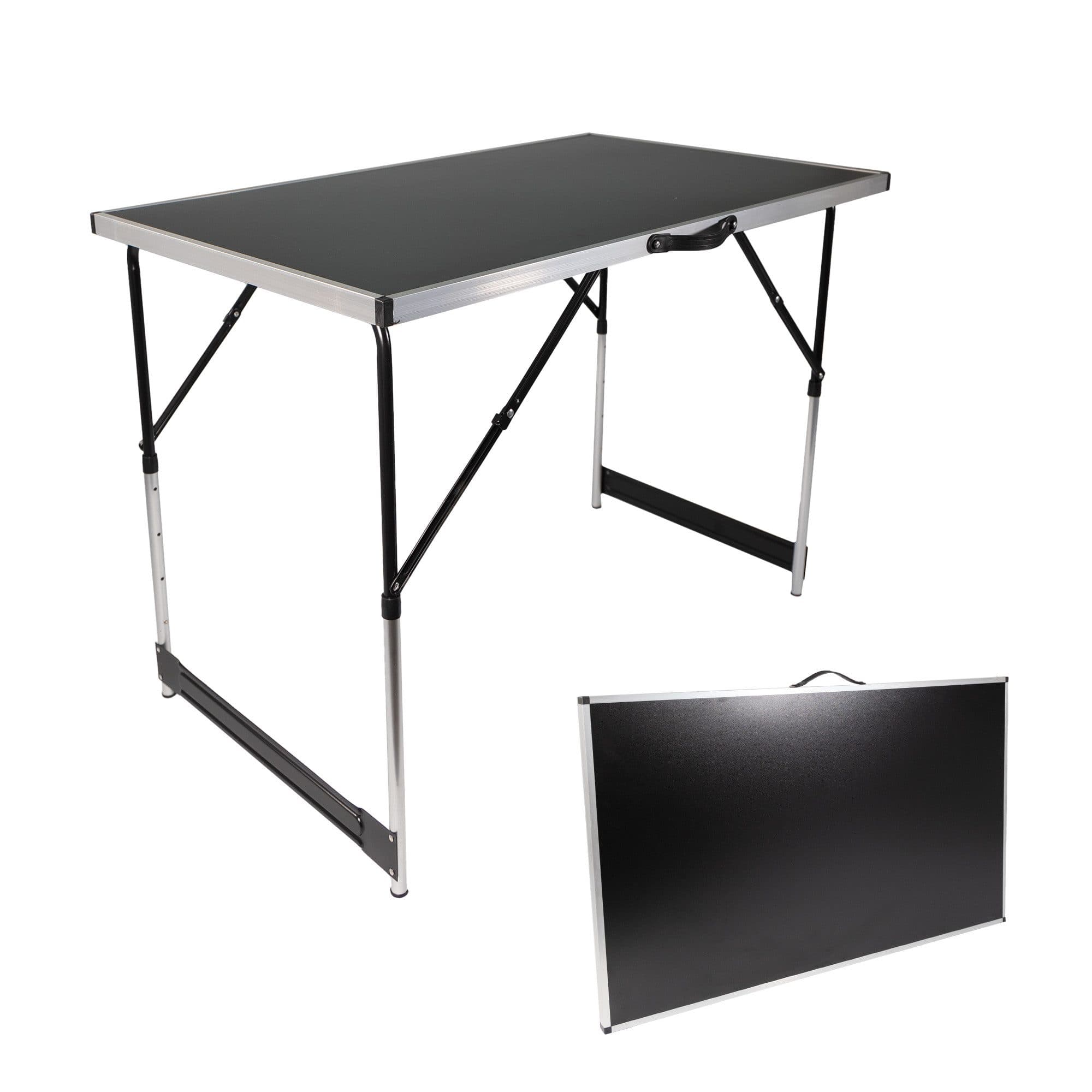 Lemodo Arbeitstisch Premium Schwarz Höhenverstellbar Klapptisch - Bild 2