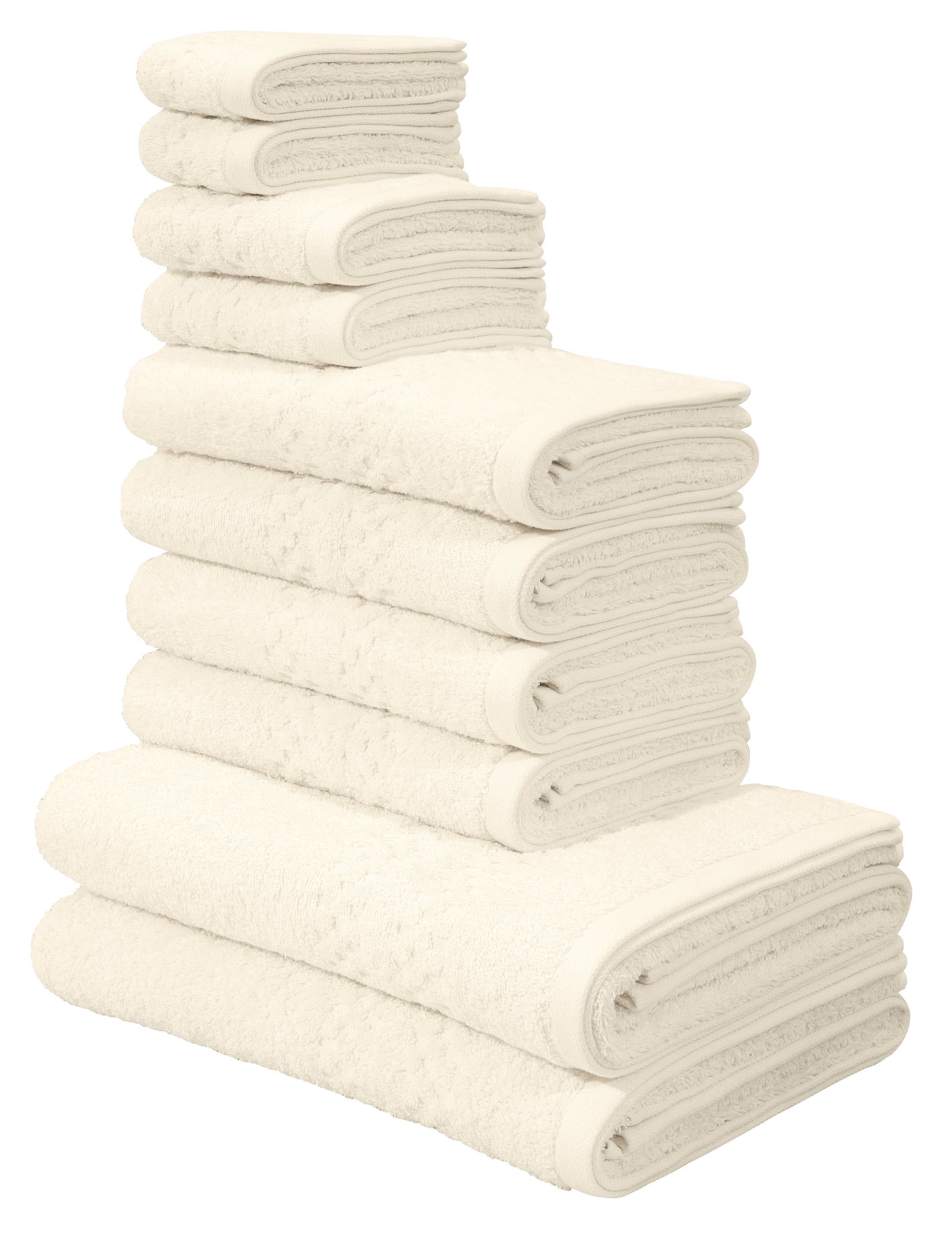 OTTO HOME Handtuch Set Regona 10-tlg Creme Frottee 500g/m² - Bild 2