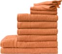 Dyckhoff Handtuch Set Kristall 10-tlg. Walkfrottee Braun Bild 2