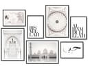 Hyggelig Home Poster Set 7-tlg. Arabisch Bismillah Alhamdulillah Collage Bild 2