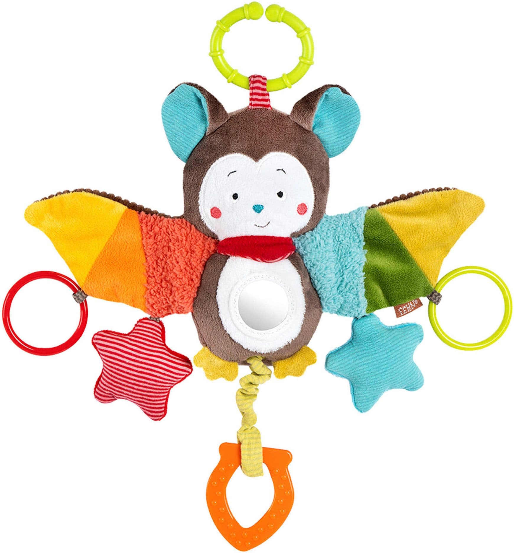 FEHN Activity-Fledermaus Greifspielzeug Classic Stars Bunt - Bild 2