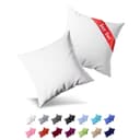 Buymax Kissenbezüge 2er Set 100% Baumwolle Weiß Jersey Bild 2