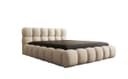 Luxusbetten24 Polsterbett Boston Bouclé mit Stauraum Beige Grau Weiss Bild 2