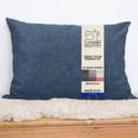 Selfitex Dekokissen Blau mit Füllung für Sofa und Bett Bild 2